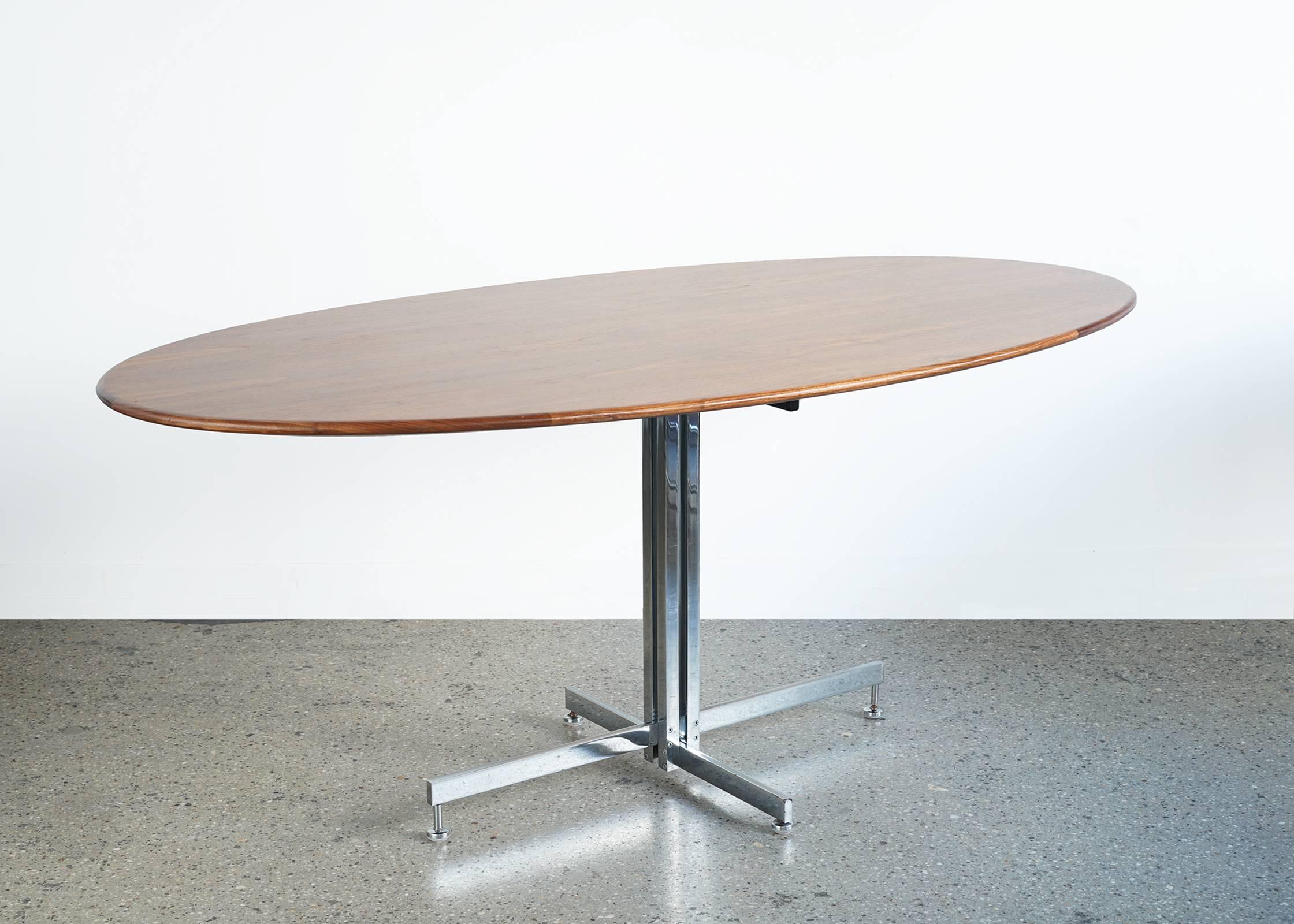 Mid-20th Century Hugh Acton Oval Dining Table