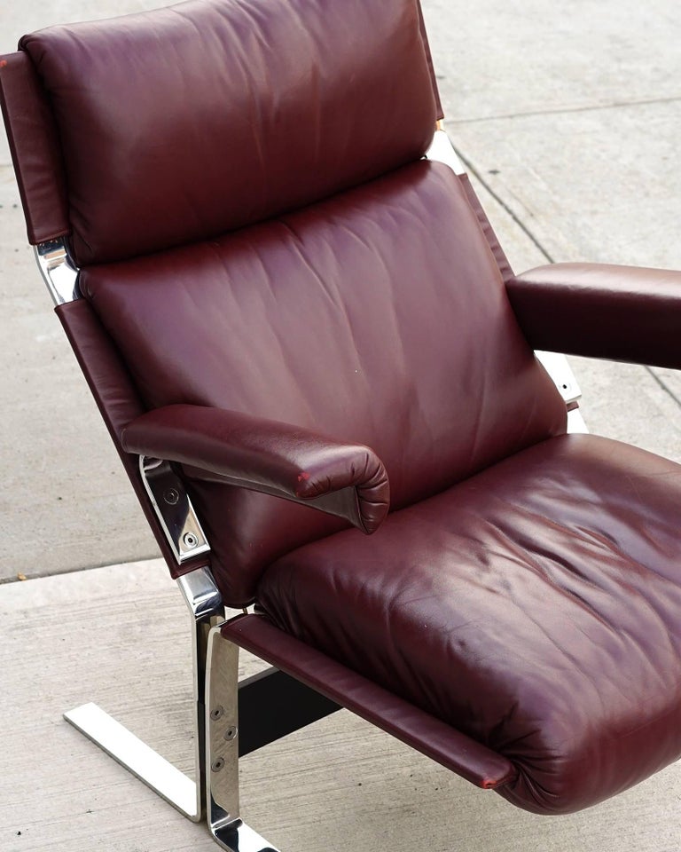 Late 20th Century Pace Collection Lounge Chair by Richard Hersberger For Sale