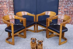 Karl Springer Style Chairs