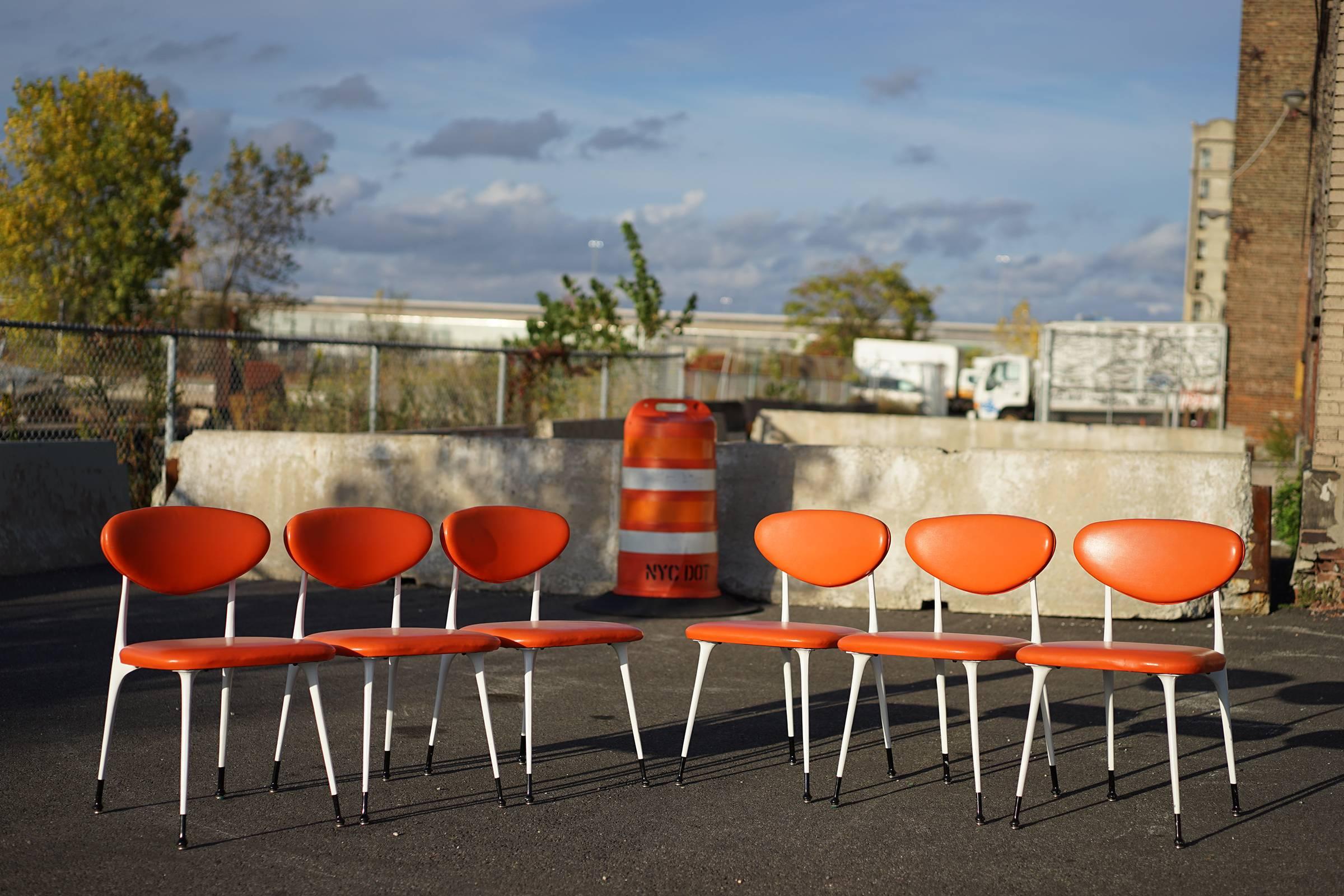 Mid-Century Modern Crucible Dining Chairs
