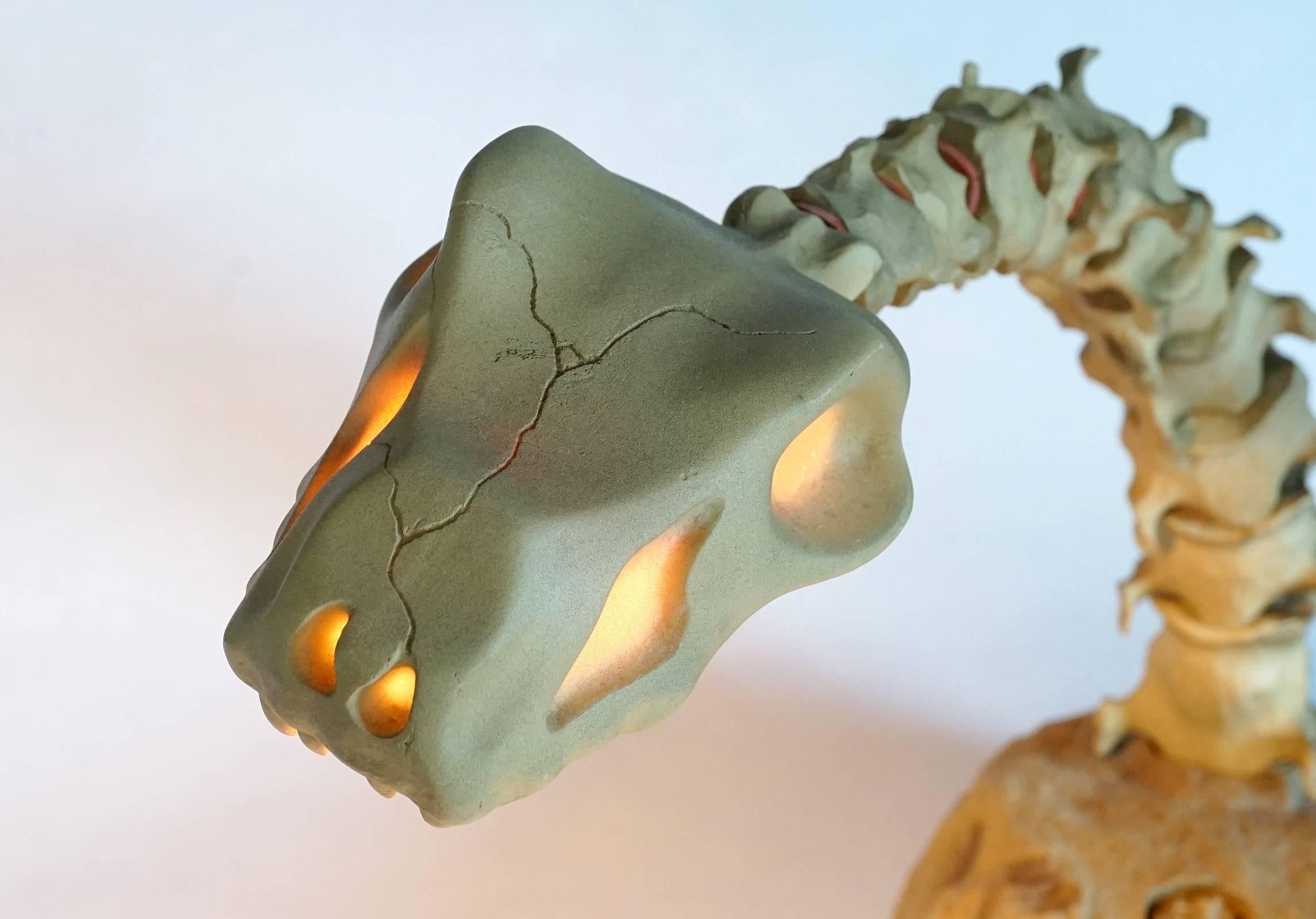 Modern Lampasaurus Articulated Dinosaur Lamp