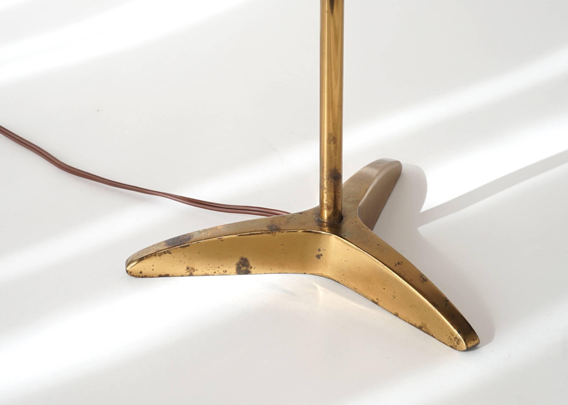 Midcentury Brass Lamp by Gerald Thurston 2
