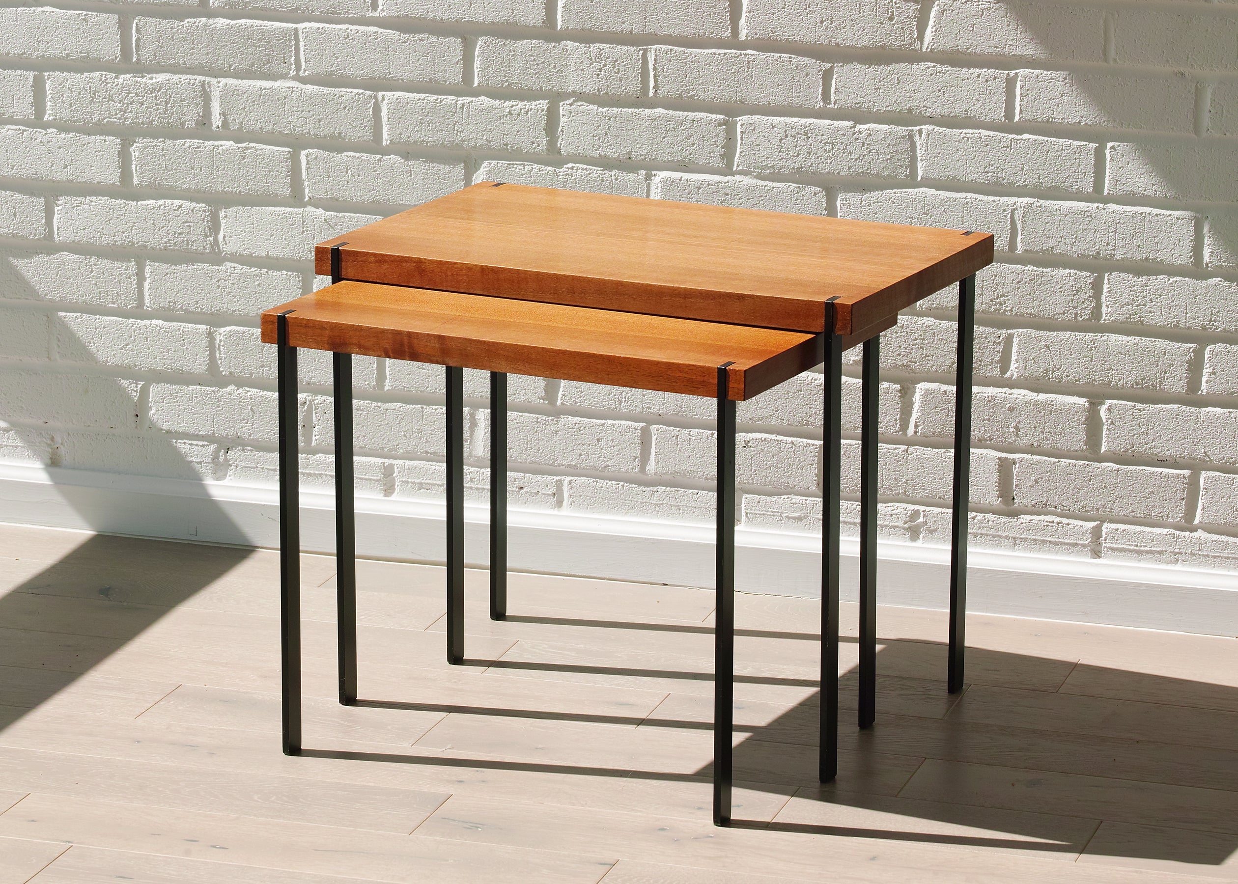 Teak Nesting Tables by Eduard Ludwig For Sale
