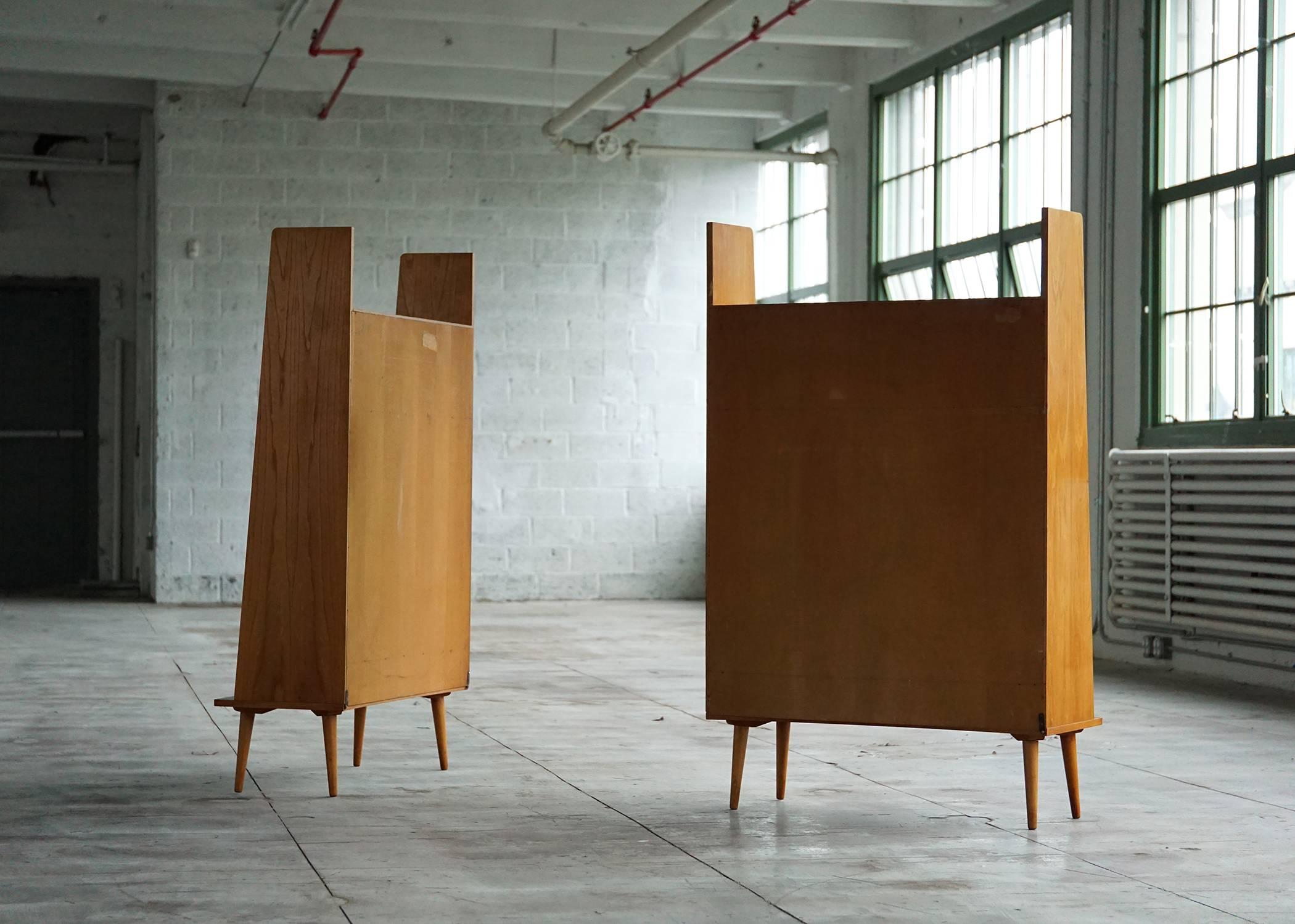 Wood Bookcases by Helmut Magg