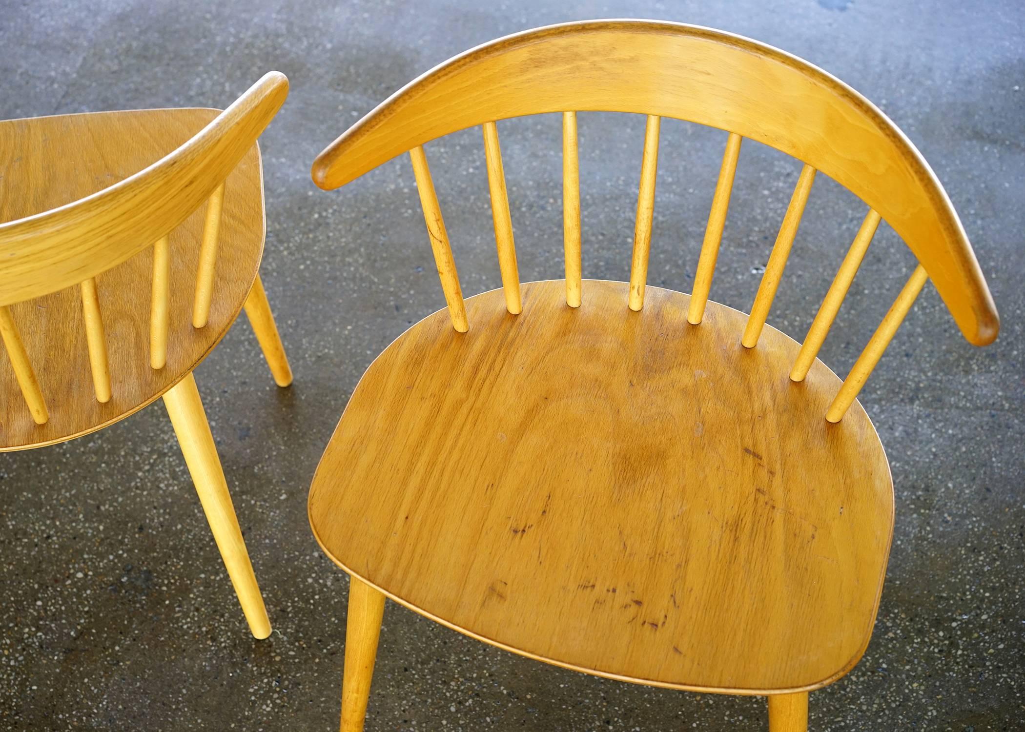 Jørgen Bækmark Dining Chairs In Good Condition In Brooklyn, NY