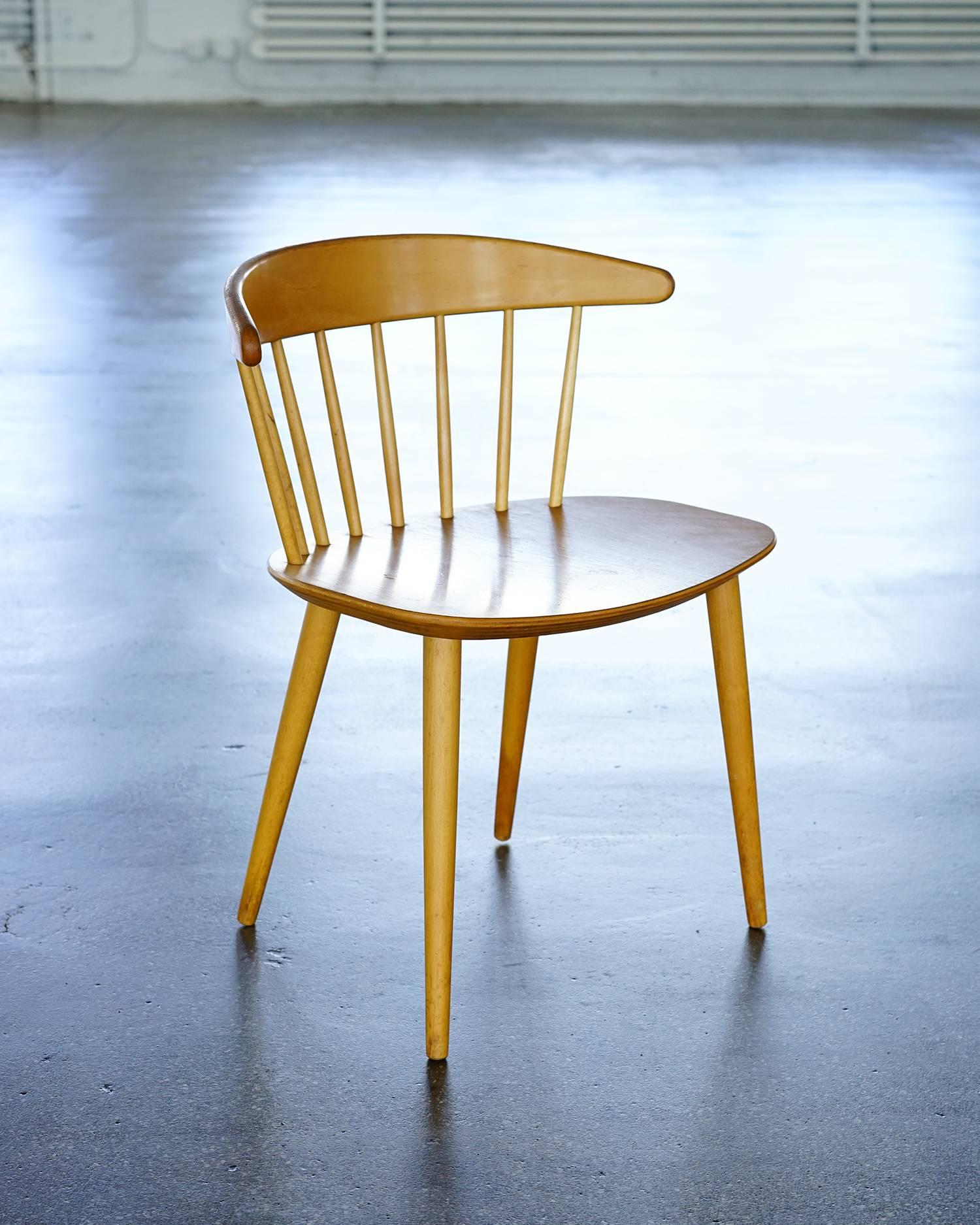 Wood Jørgen Bækmark Dining Chairs