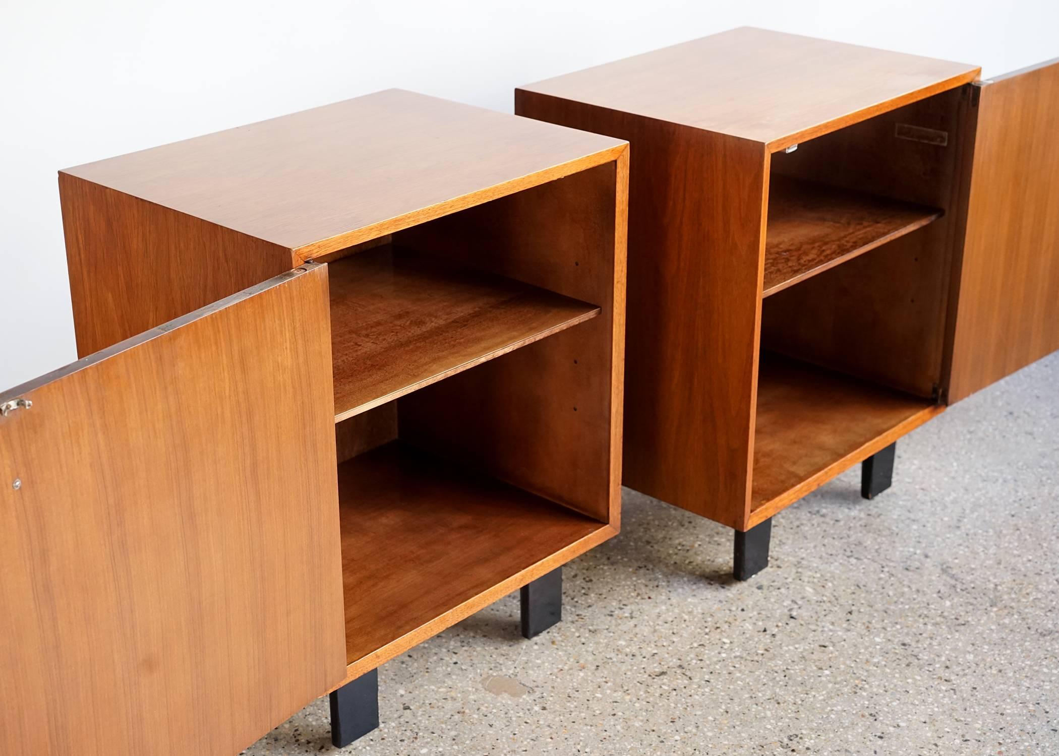 Mid-Century Modern George Nelson Nightstands or End Tables