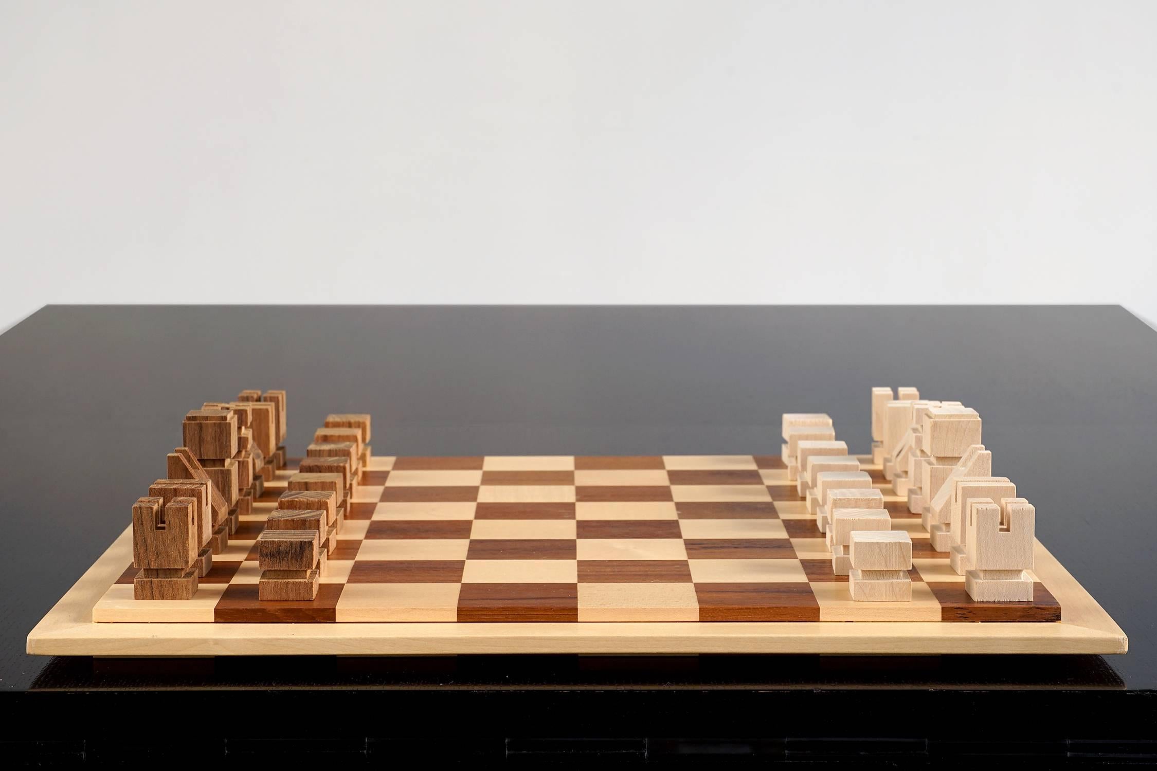 20th Century Danish Modern Chess Set by Henning Bang