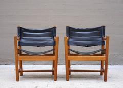 Danish Safari Chairs by Fin Ditte & Adrian Heath