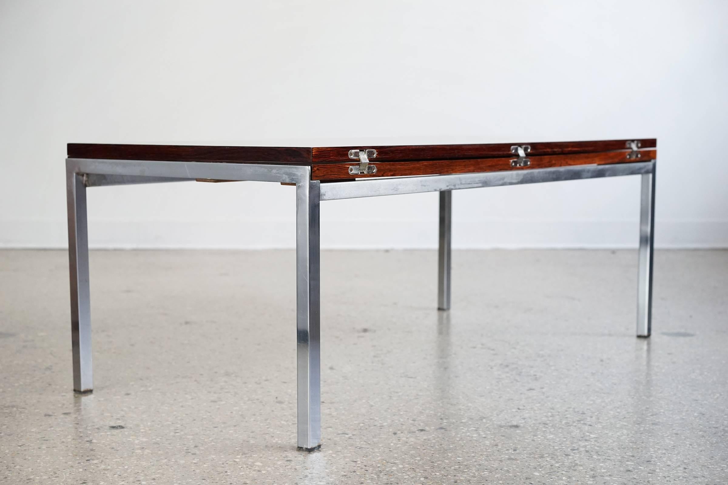 Modern Extension Rosewood Coffee Table by Wilhelm Renz