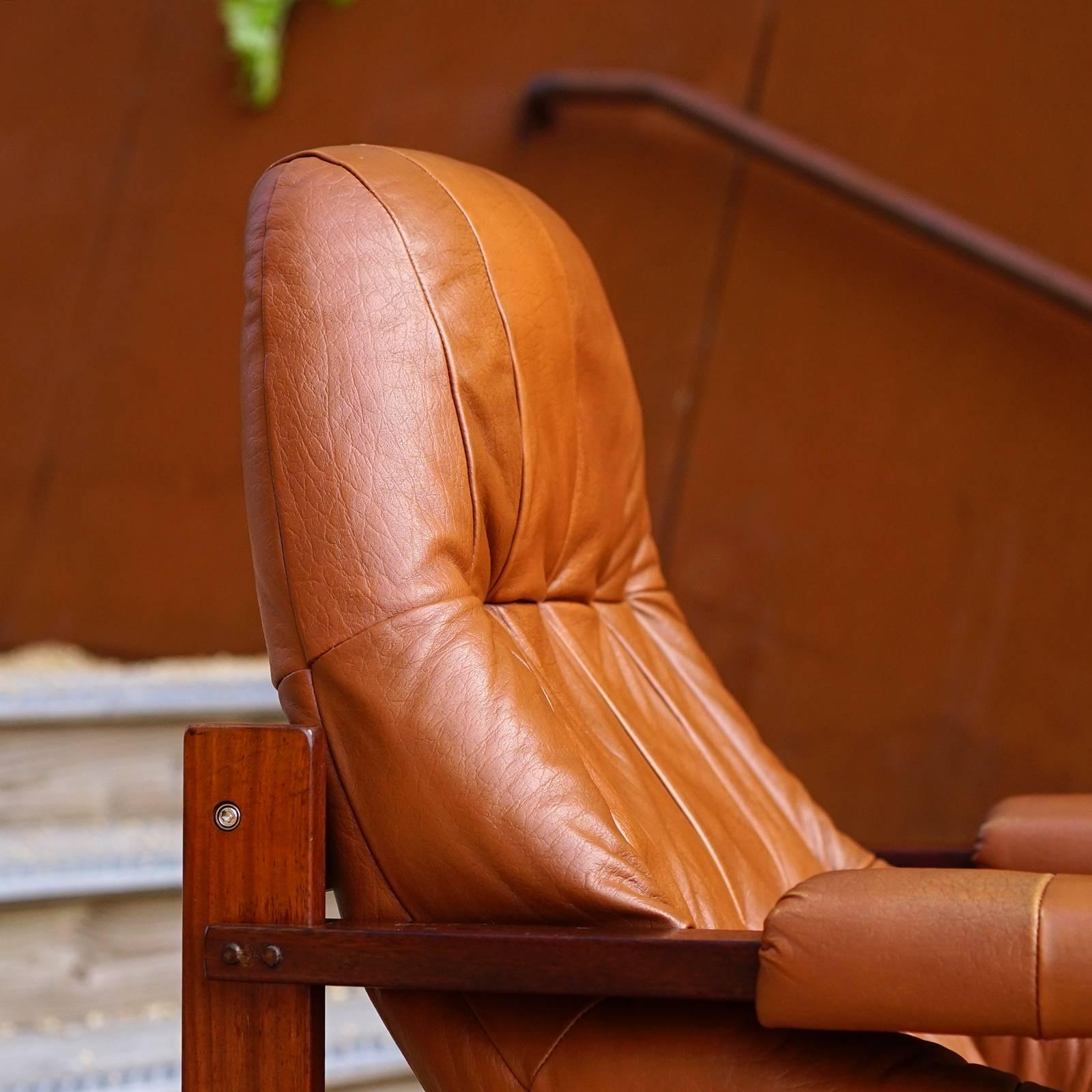 Leather Percival Lafer Lounge Chairs