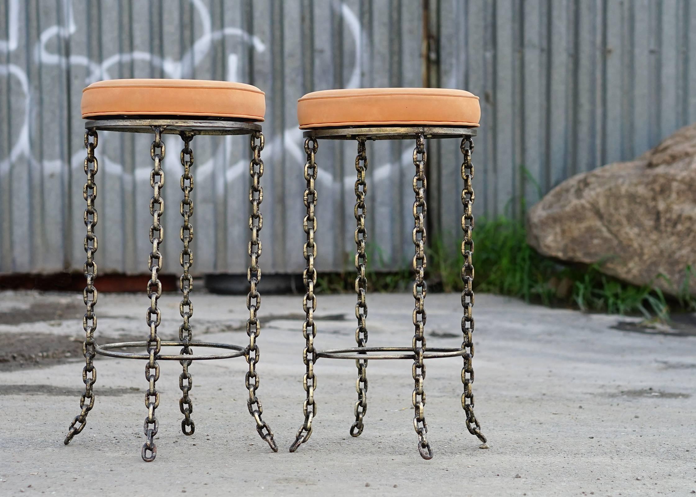 Swivel Barstools in the Manner of Franz West 3