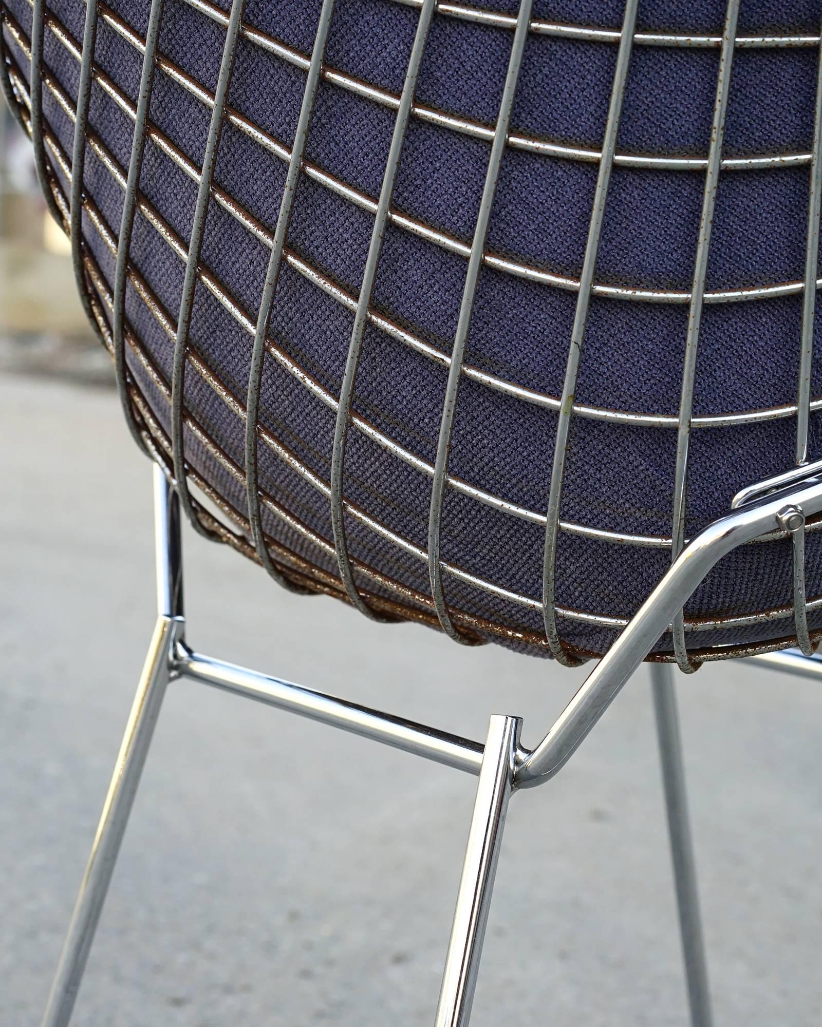 Steel Bertoia for Knoll Diamond Chair
