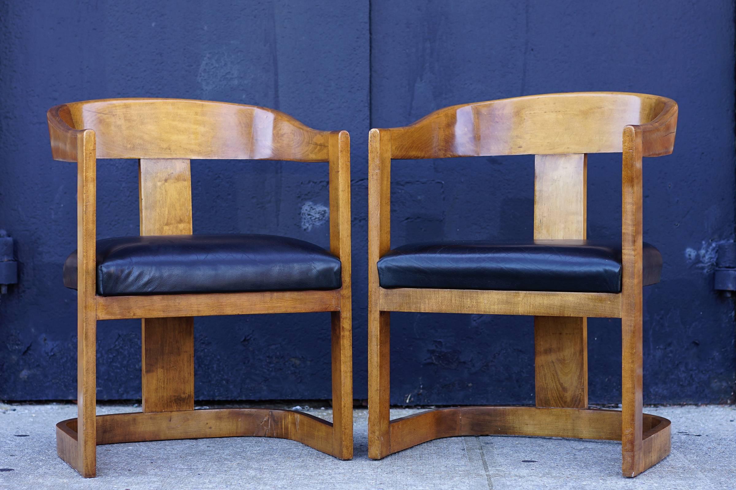 20th Century Karl Springer Style Chairs