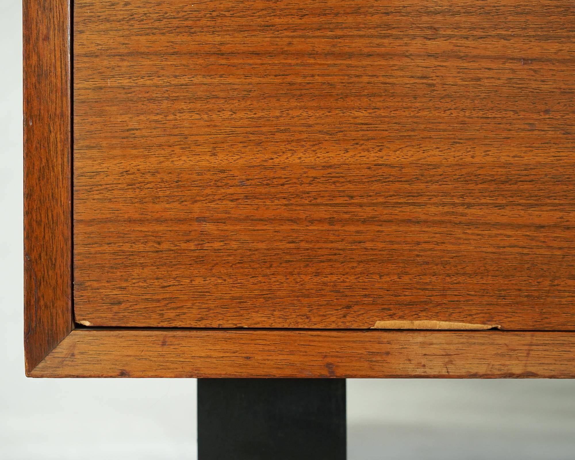 Wood George Nelson for Herman Miller Dresser with Built-In Vanity