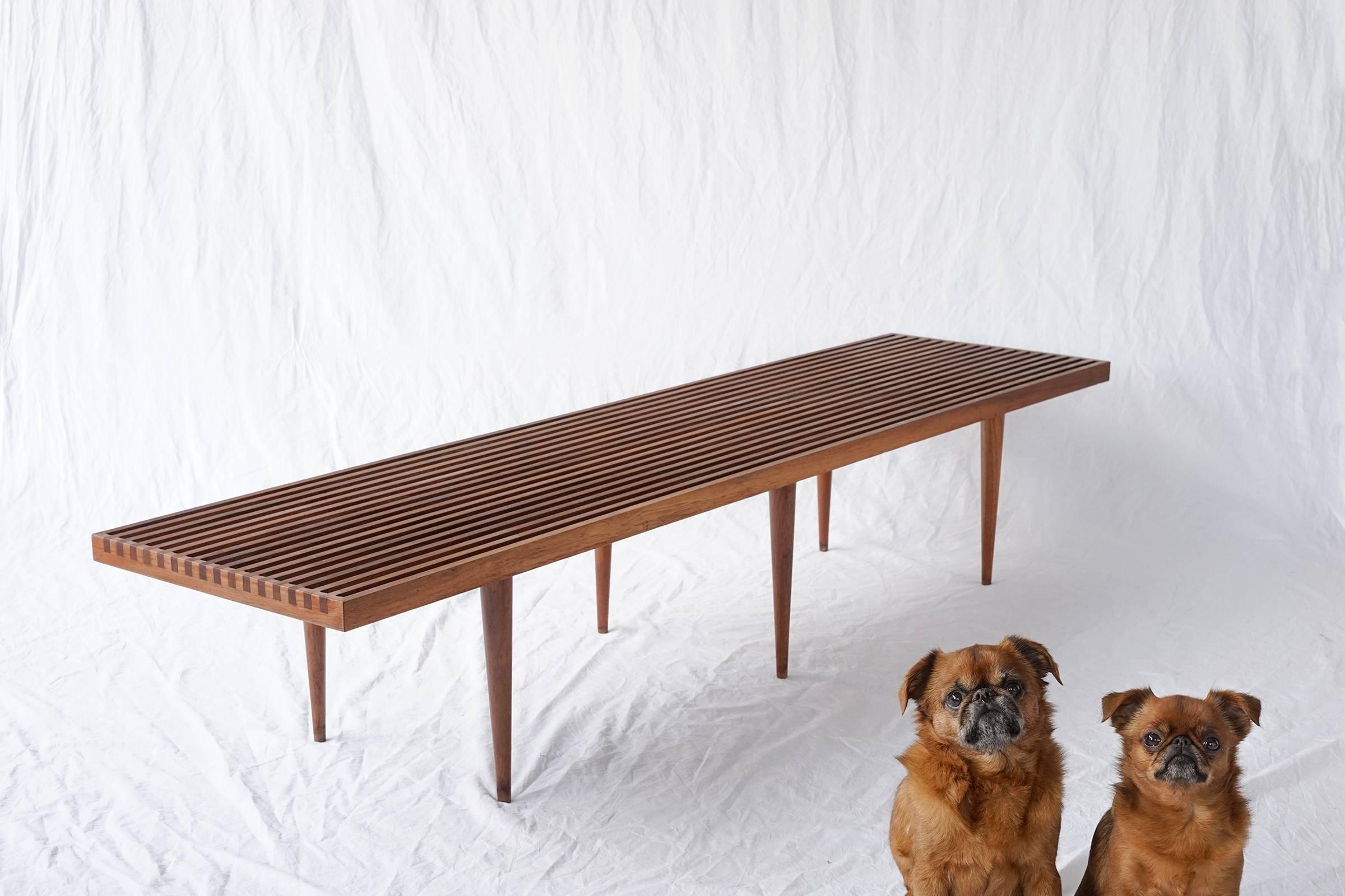 Slat Bench or Table by Mel Smilow In Good Condition In Brooklyn, NY