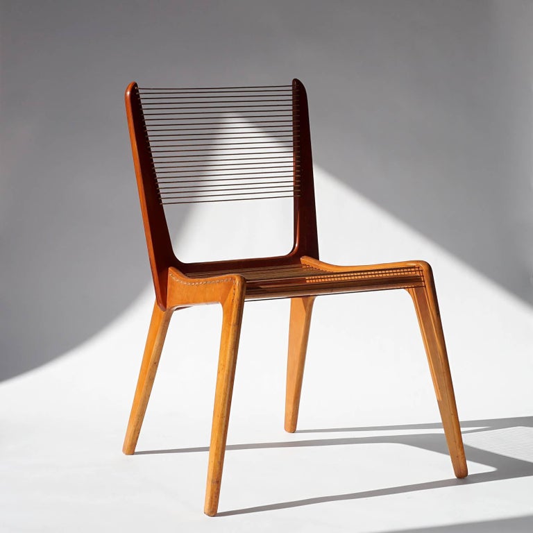 Jacques Guillon String Chair at 1stDibs