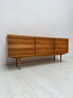 1960s Vintage German Mid-Century Walnut Sideboard