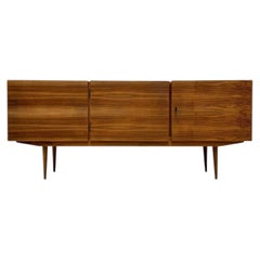 1960s Vintage German Mid-Century Walnut Sideboard