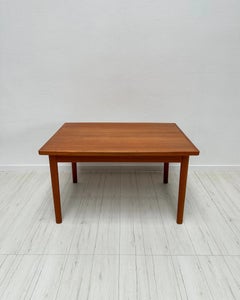 1960s Large Vintage Danish Teak Extendable Dining Table by Vamo Sønderborg
