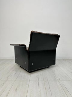 1960s Vintage 620 Leather Lounge Chair by Dieter Rams for Vitsoe