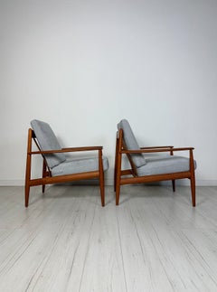 1950s Vintage Danish Teak Armchair by Grete Jalk for France and Daverkosen