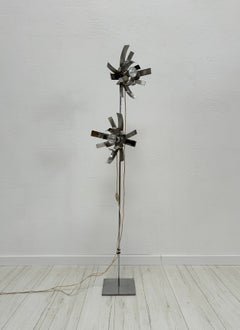 1970s Vintage Sculptural French Floor Lamp by Jocelyne Trocmé for Oxar