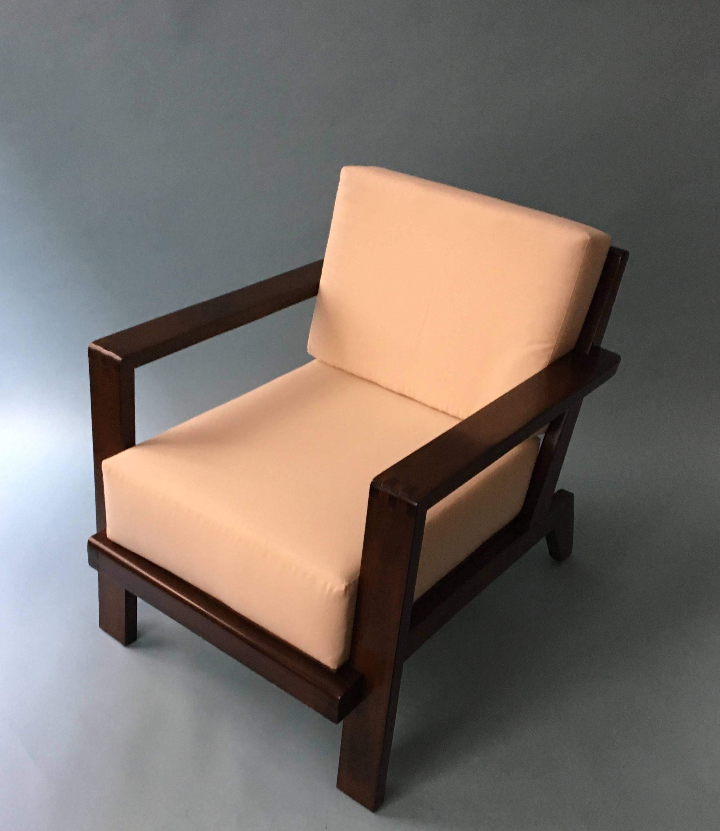 Two Rene Gabriel Armchairs In Good Condition In New York, NY