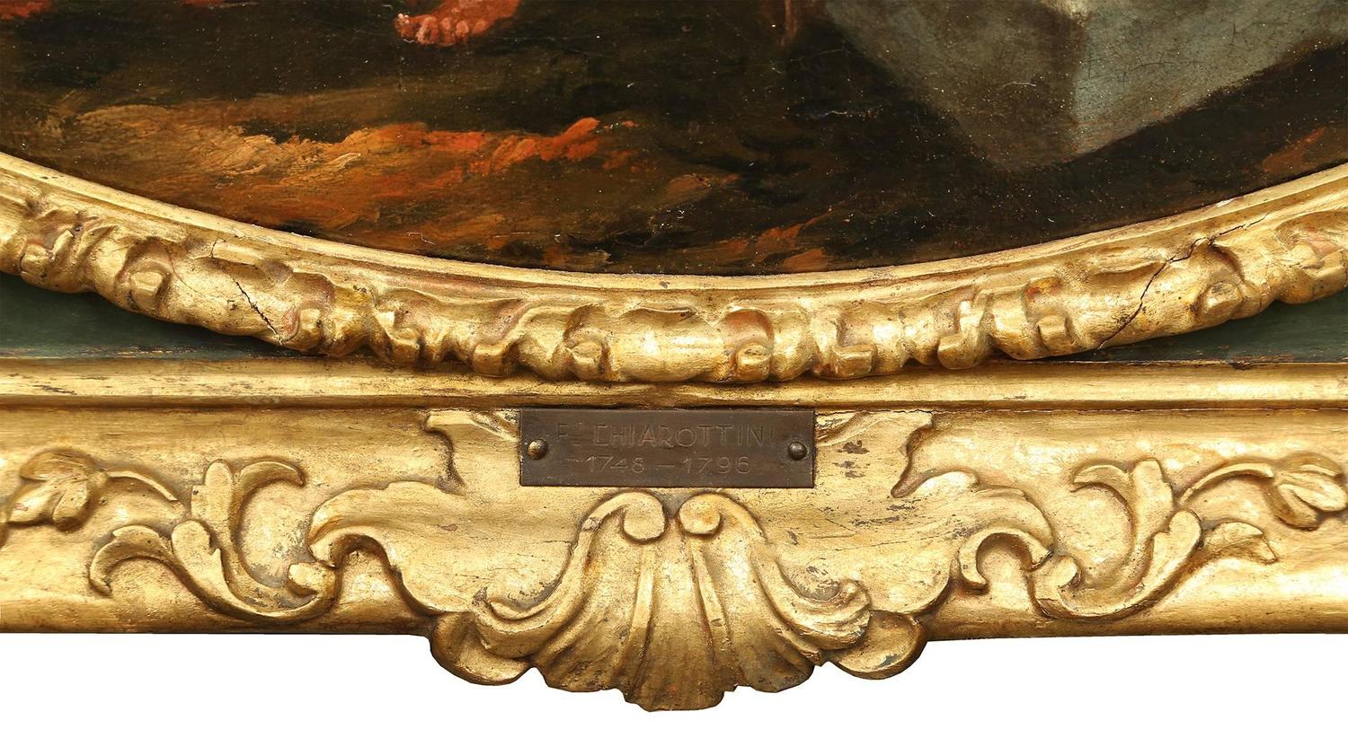 Italian 18th Century Neo-Classical Period Oil on Canvas at 1stdibs