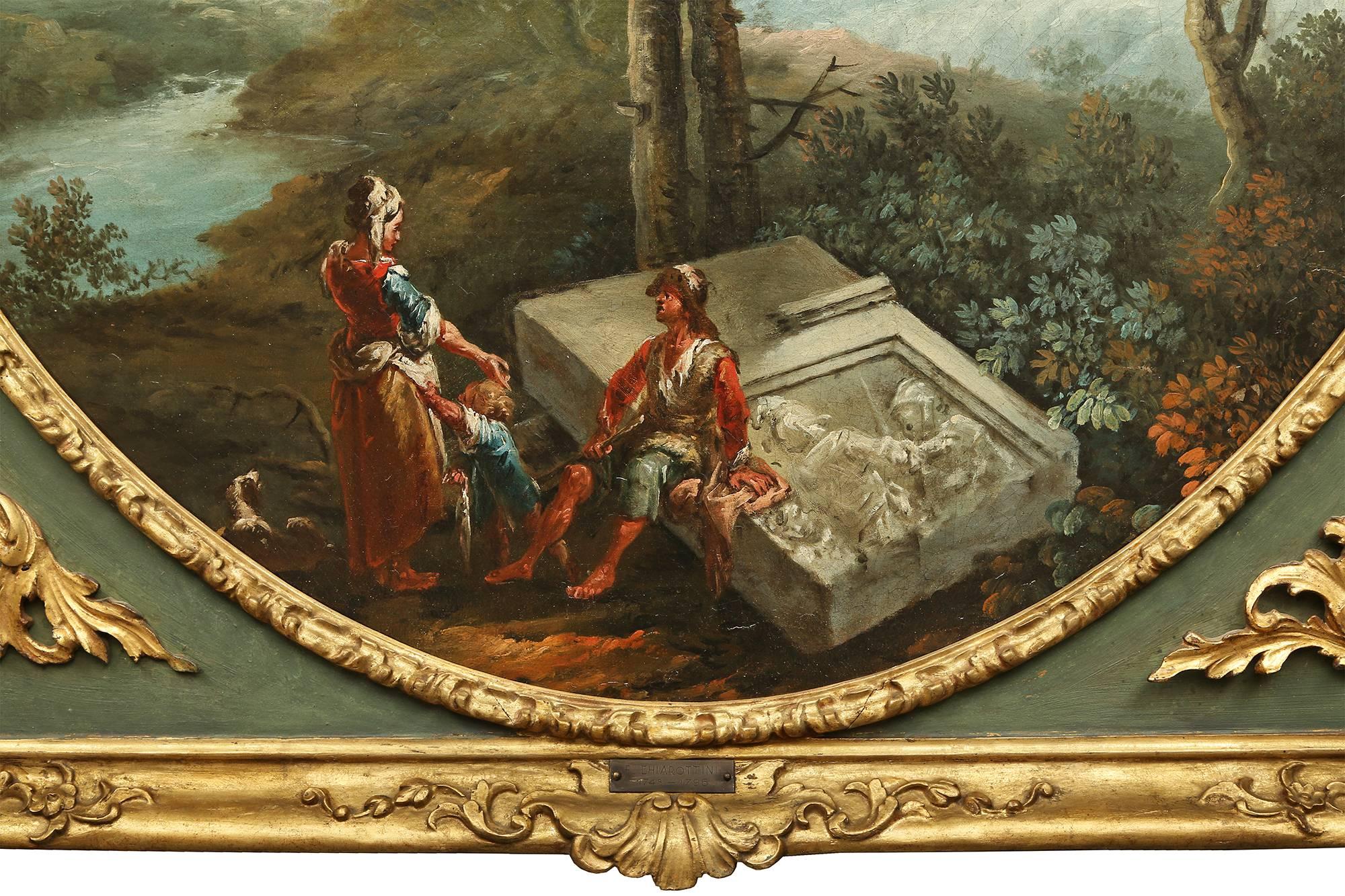 Neoclassical Italian 18th Century Neo-Classical Period Oil on Canvas