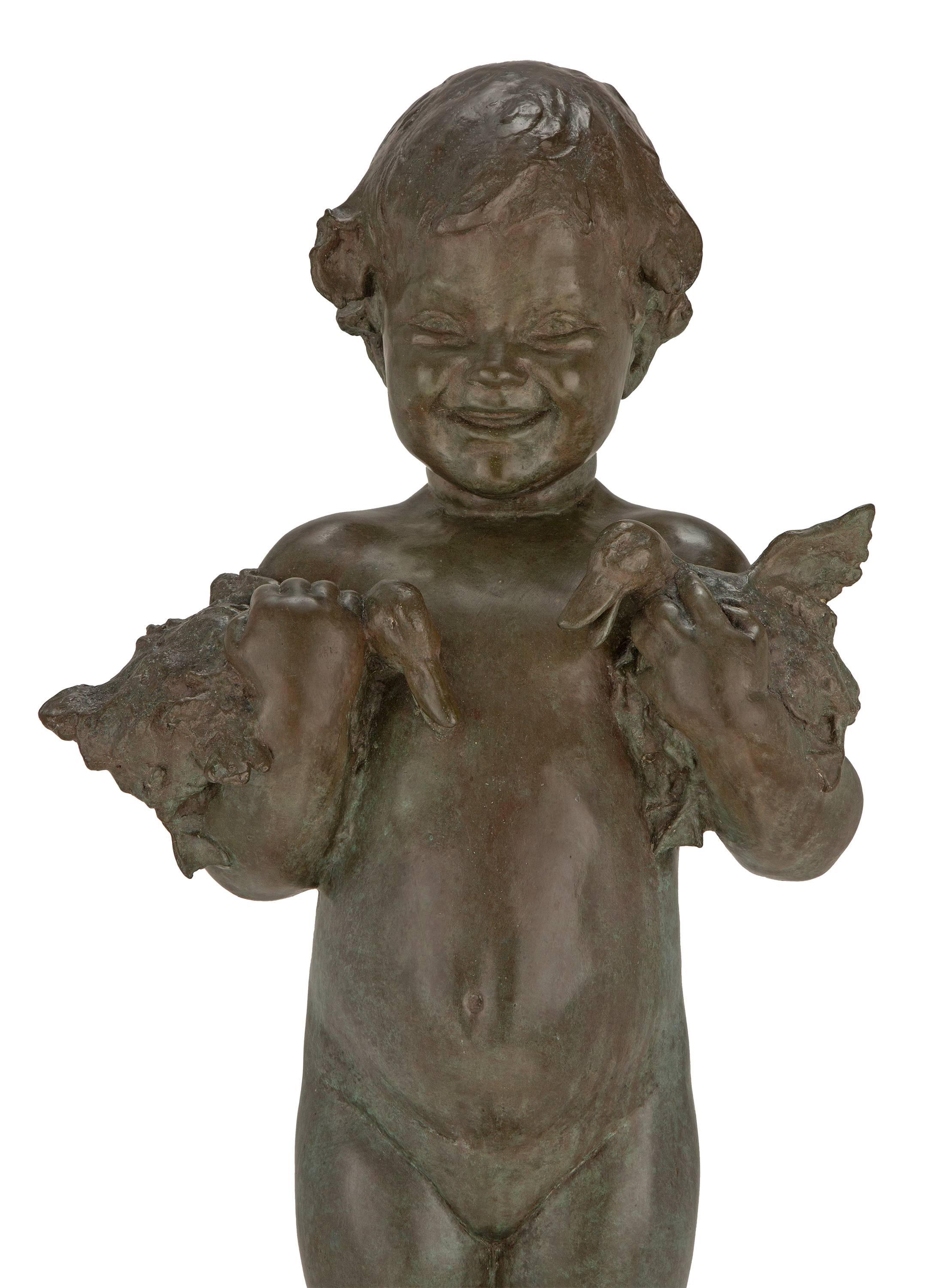 edith parsons duck baby sculpture