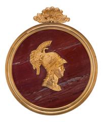 True Pair of Italian, 19th Century, Neoclassical Wall Plaques