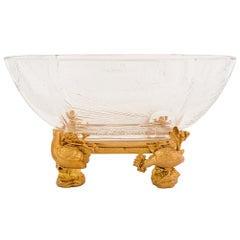 French 19th Century Louis XVI St. Belle Époque Period Baccarat Crystal Bowl
