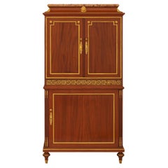 French 19th Century Cabinet Signed Deny, Paris