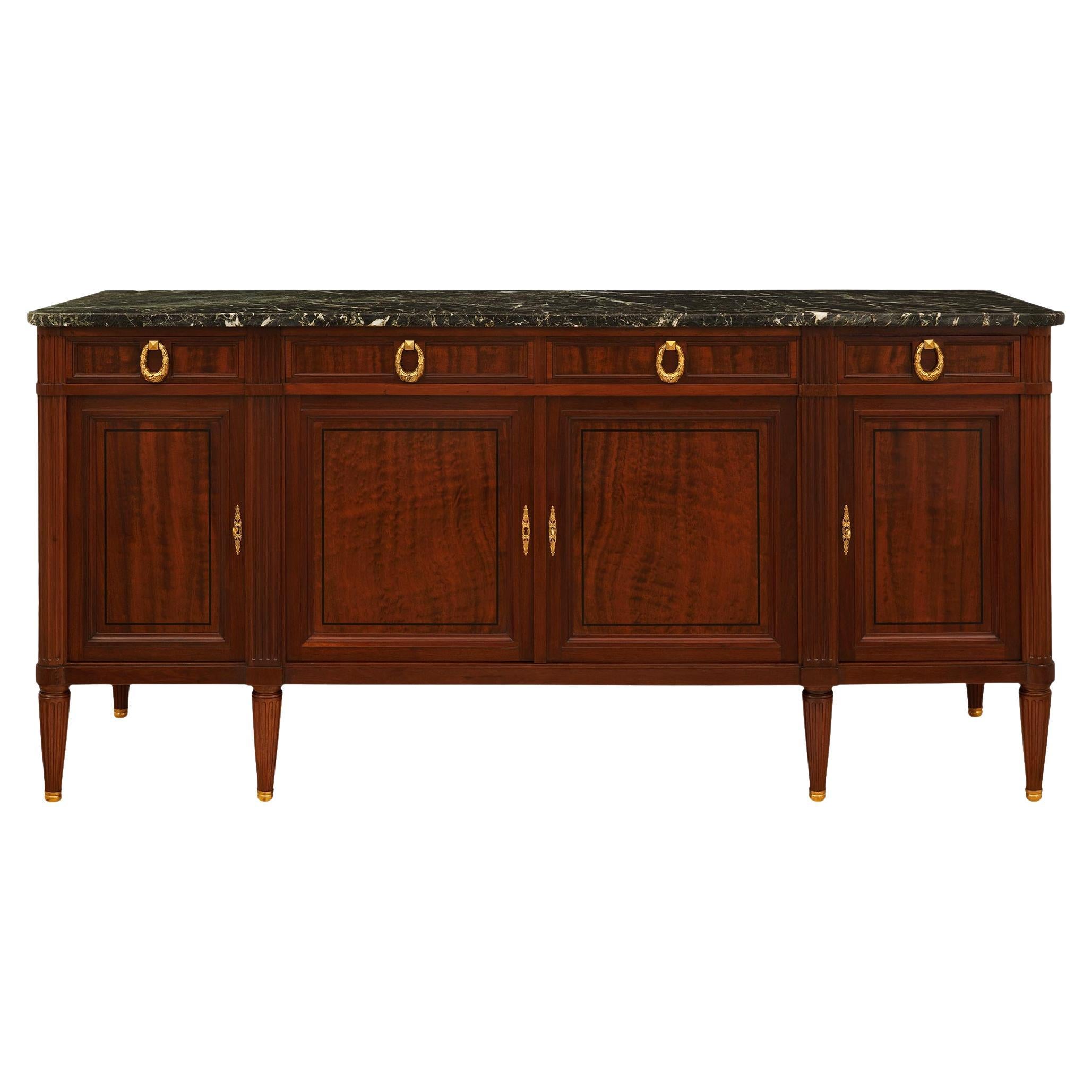 French 19th Century Louis XVI Style Mahogany Buffet