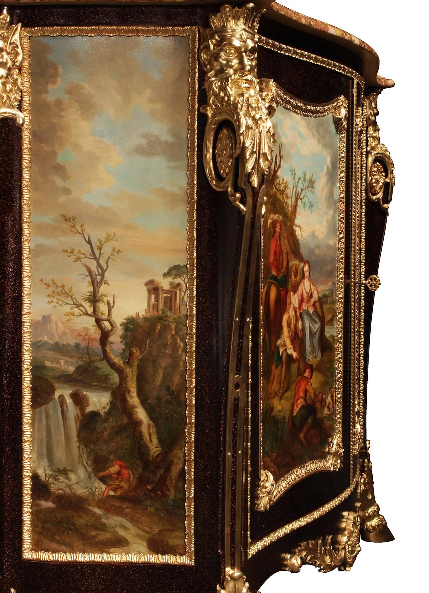 French 19th Century Louis XV Style Cabinet Attributed to Henri Dasson 3