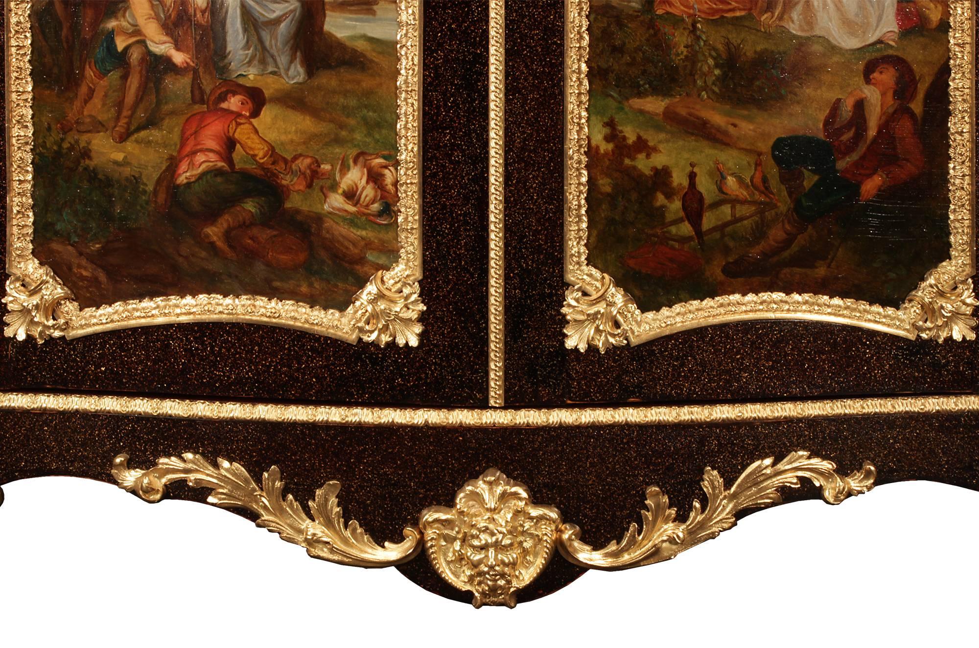 French 19th Century Louis XV Style Cabinet Attributed to Henri Dasson 6