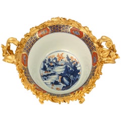 Chinese early 19th century Imari Porcelain and French Ormolu mounted centerpiece