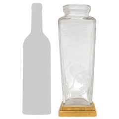 French 19th century Crystal and Ormolu vase, signed Escalier de Cristal, Paris