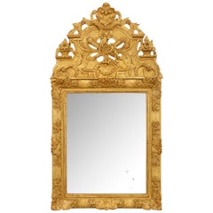 French mid 18th century Regence Period Giltwood mirror