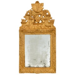 French mid 18th century Regence Period Giltwood mirror