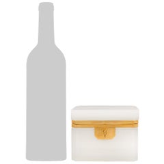 French 19th century Opaline Glass and Ormolu box