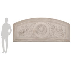 A French 19th century Louis XIV st. Plaster plaque/wall decor