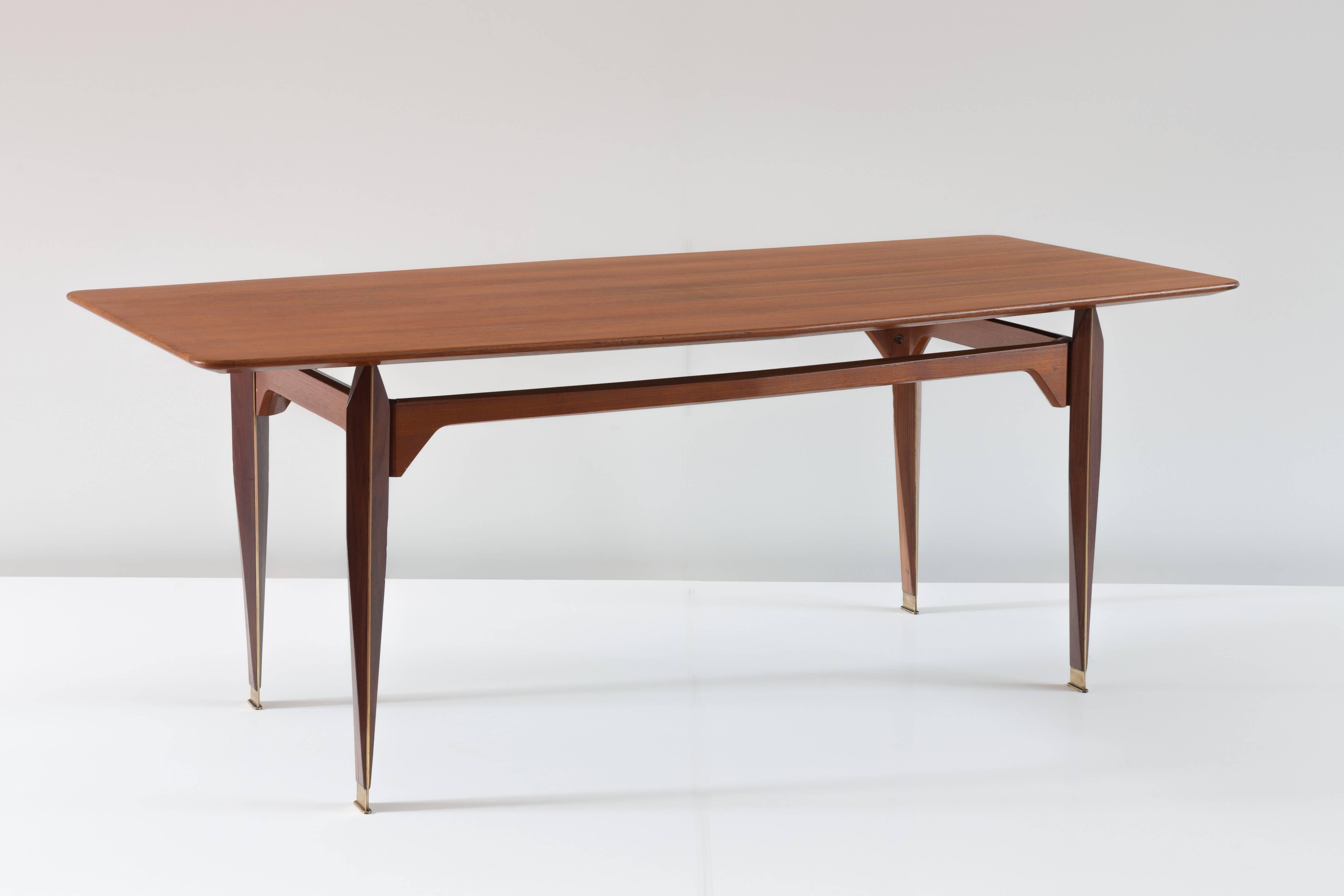 Italian Extremely Rare Dining Table Attributed to Franco Albini, 1953