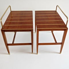 Pair of Gio Ponti Side Tables from Hotel Royal, Naples, 1955