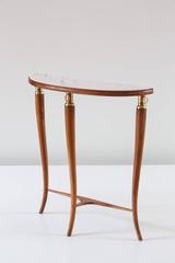 Elegant Demilune Console by Paolo Buffa, 1940