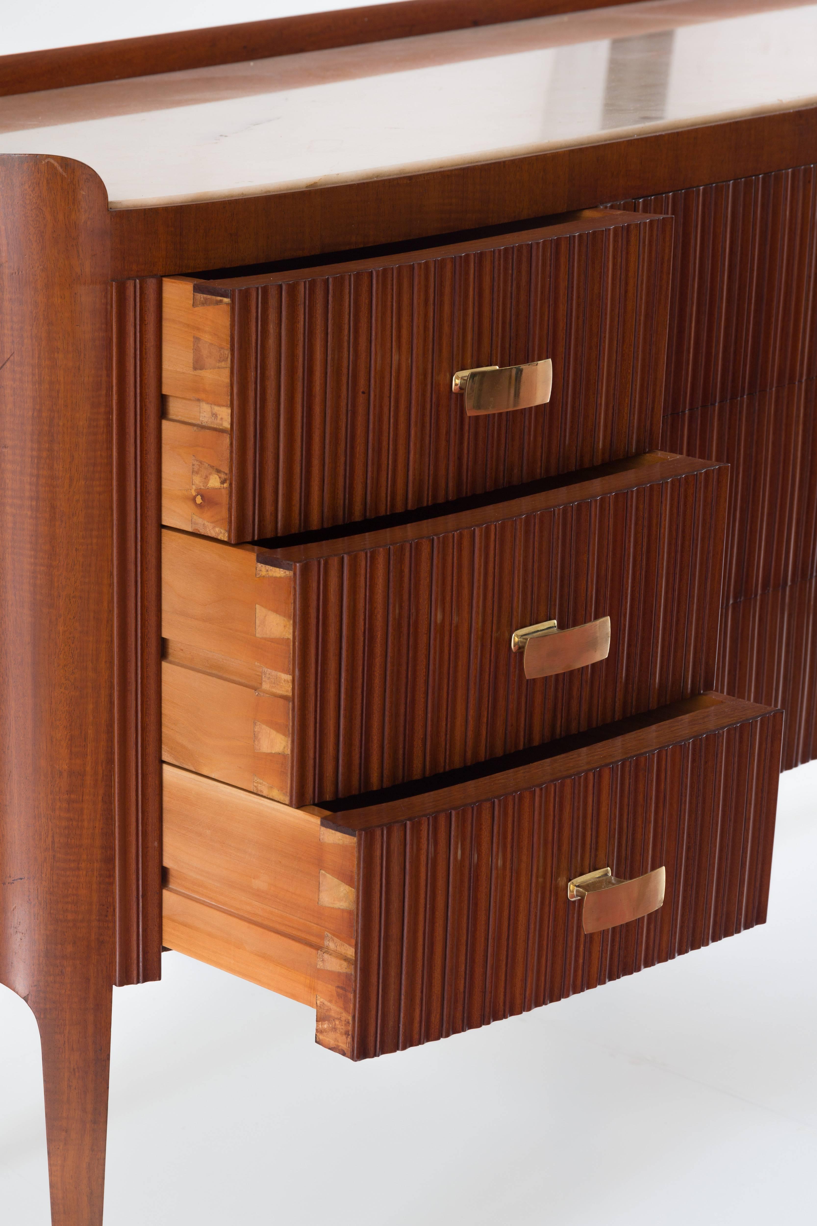 Important Paolo Buffa Chest of Drawers, 1948 In Good Condition In Rome, IT