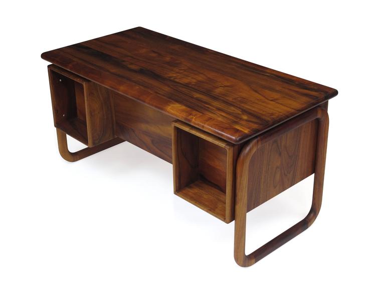 California Studio Handcrafted Koa Desk at 1stdibs