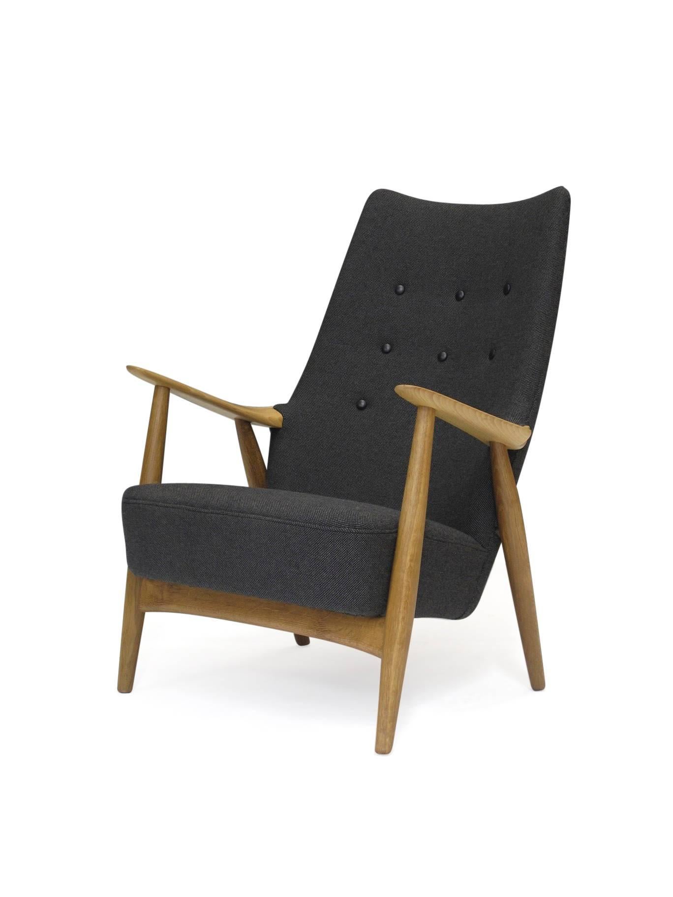 Danish Hans Wegner High Back Lounge Chair