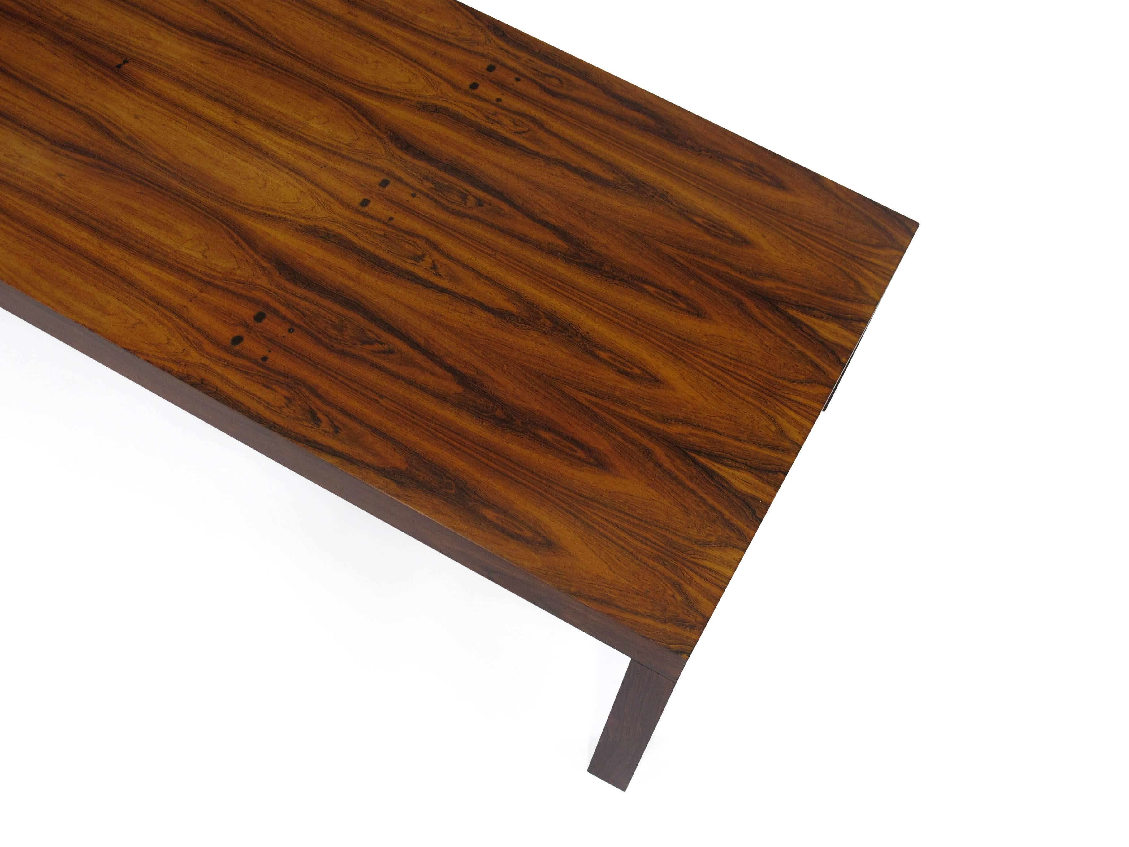 Midcentury Rosewood Parsons Coffee Table 1